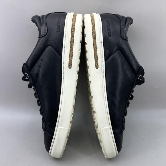Birkenstock Bend Low Shoes Mens Size 8 Black Leather Lace Up Comfort Sneakers - Picture 6 of 8